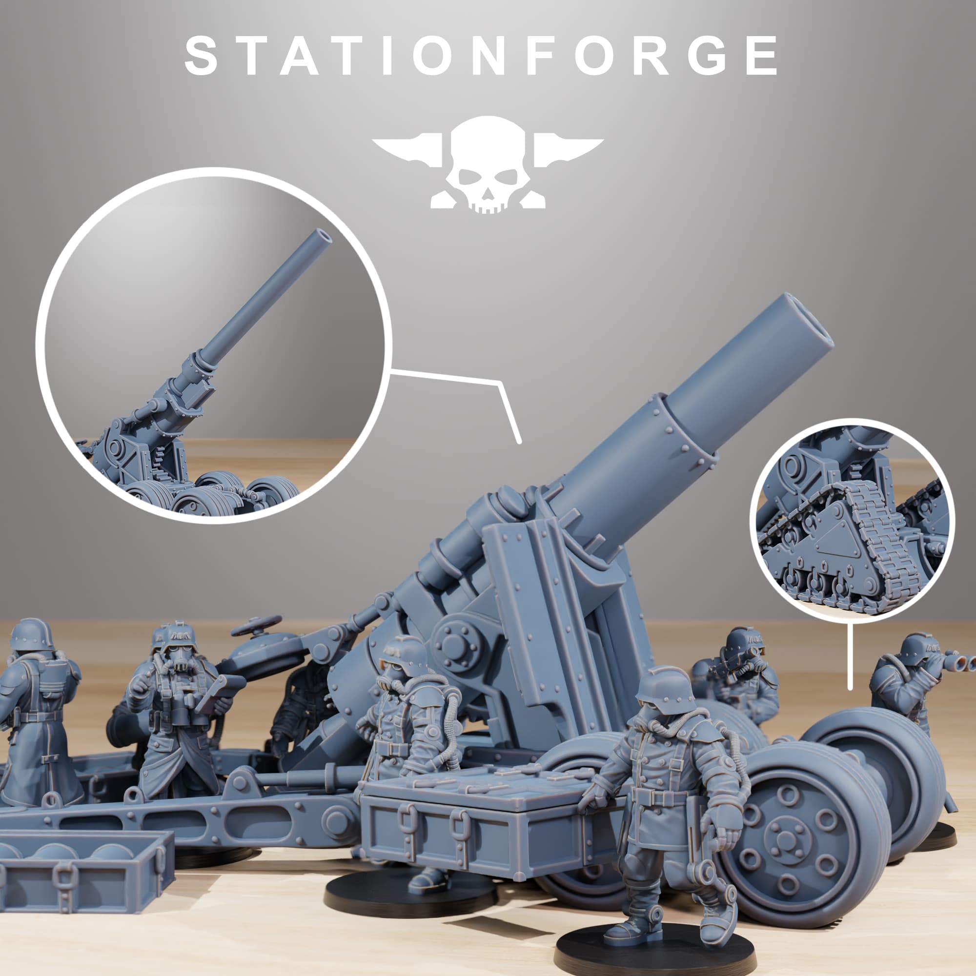 GrimGuard Heavy Artillery from StationForge/Miniature +Gratis Base - Image 1